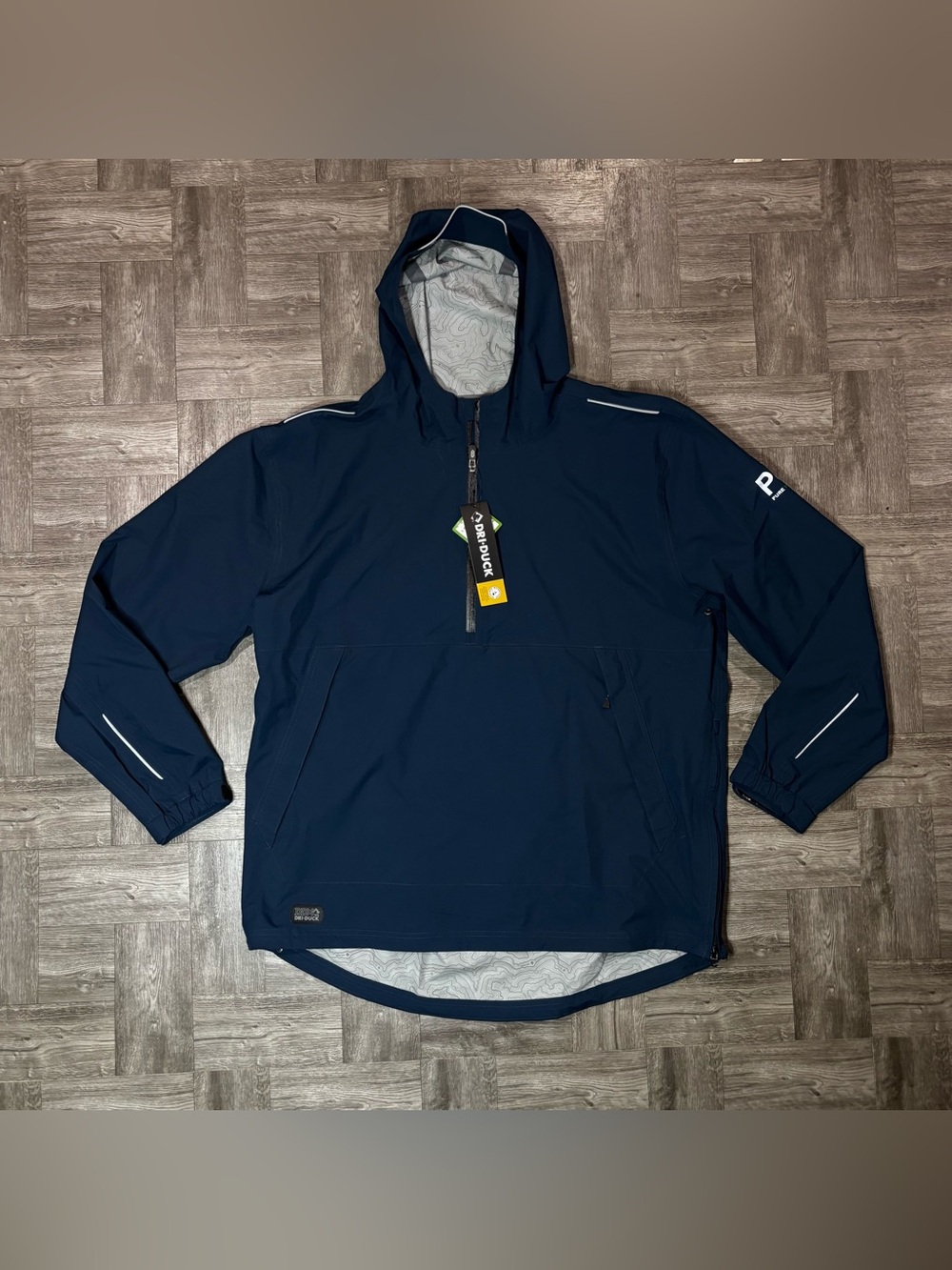 DRI DUCK “POW” Storm Shield Challenger Anorak Waterproof Windbreaker Size XL